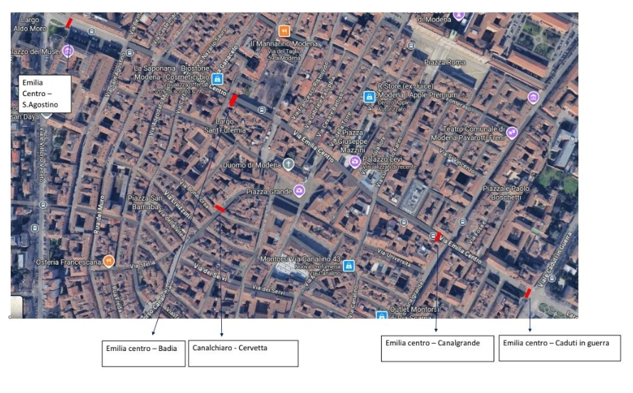 Dal 13 giugno collocazione di "panettoni" nei principali varchi del centro storico